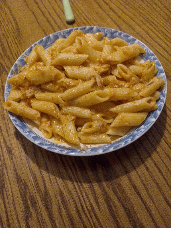 Pâtes crémeuses au thon 🍝🐟